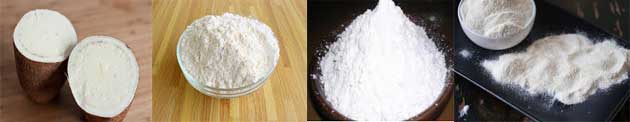 cassava flour processing line 