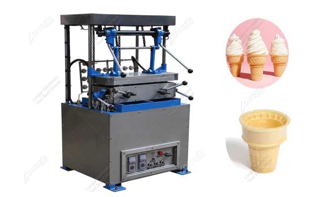 Industrial Ice Cream Cone Makin