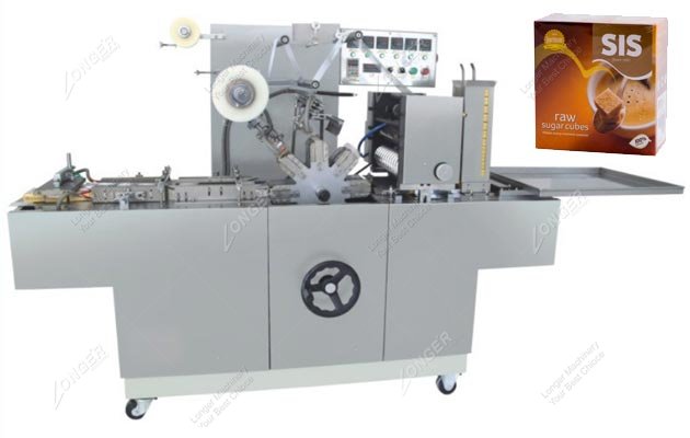 Sugar Cubes Cellophane 3D Packing Machine With Transparent Film