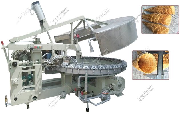 Industrial Rolled Sugar Cone Baking Rolling Machine