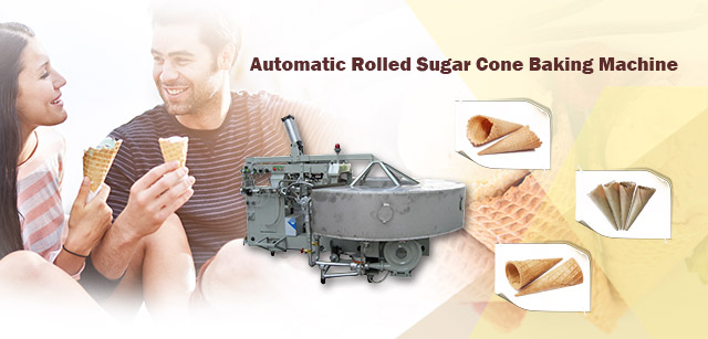 Automatic Rolled Sugar Cone Mak
