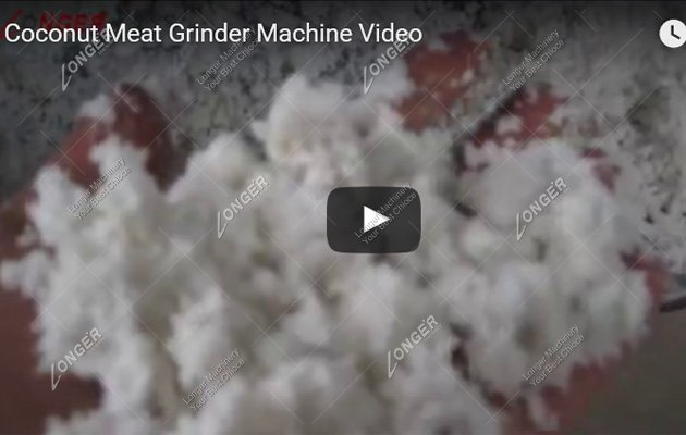 Testing Video for Coconut Meat Grinder Machine
