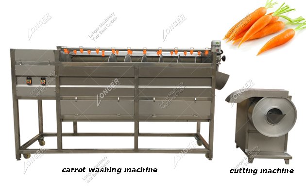 Carrot Washing Machine By Brush