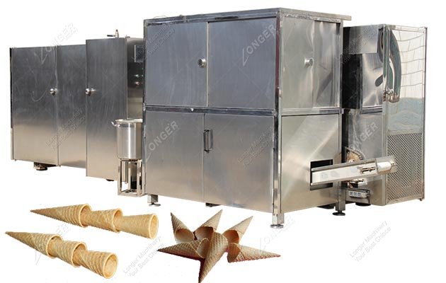Automatic Ice Cream Cone Product Line|Waffle Ice Cream Cone Maker Machine