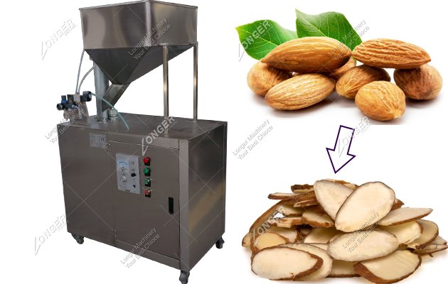 Small Almond Slicing Machine Thickness Adjustable 0.3-3mm Almond Nut Slicer  Cutter Machine With Dryer Oven