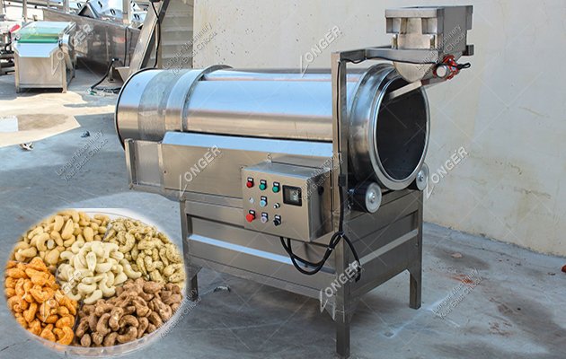 Automatic Single Drum Nut And Tea Flavoring Machine 