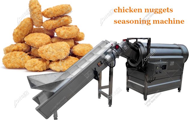 Automatic Chicken Nuggets Production Line With Forming Machine