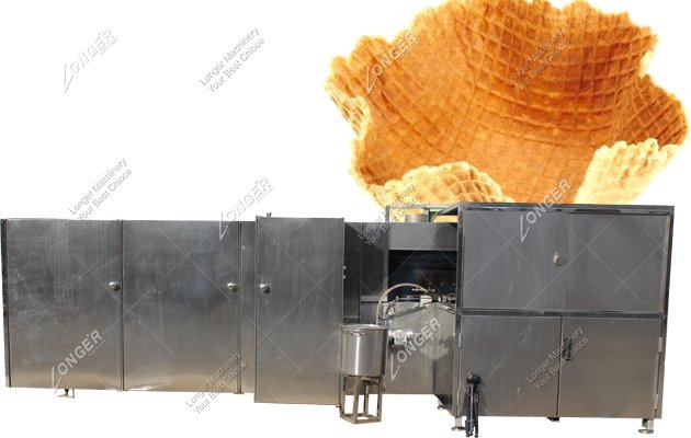Fully Automatic Bowl Shape Ice Cream Cone Cup Making Machine